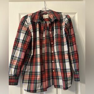 Women’s J Crew tartan plaid oxford